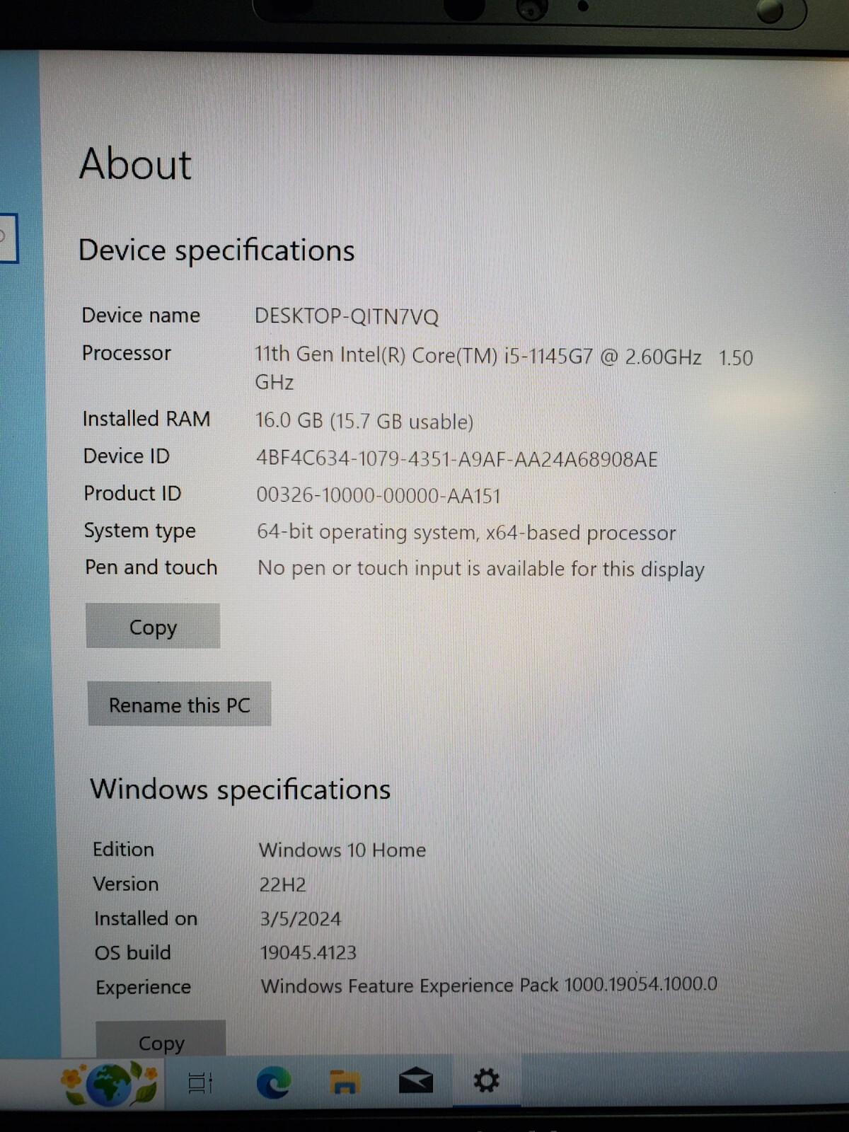 Dell Latitude 7420 14″ i5-1145G7 vPro 16GB RAM 512GB SSD Grade B