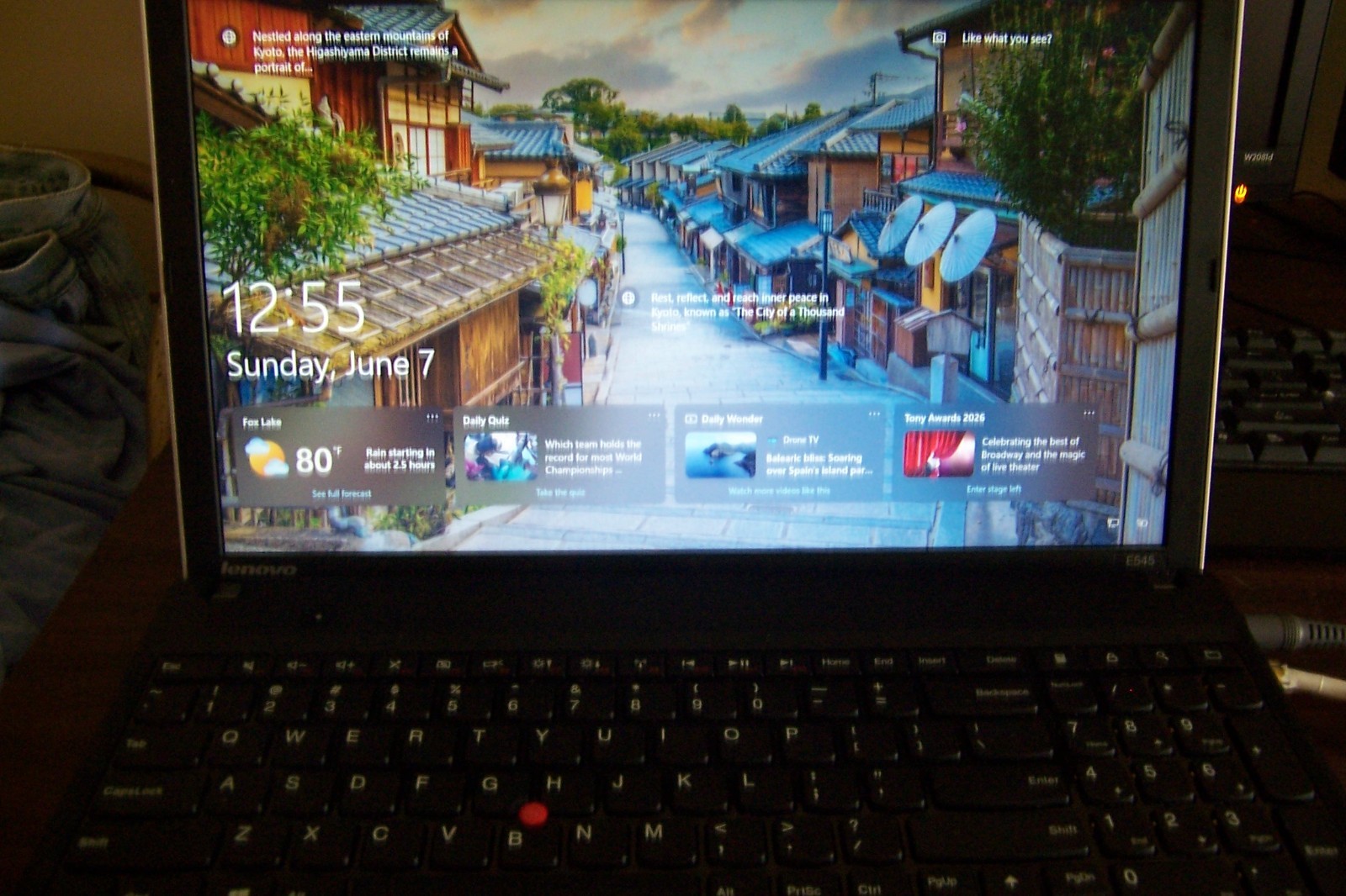 Lenovo ThinkPad Edge E545 Laptop A6-5350M 2.9GHz 277GB SSD8GB RAM DVD-R