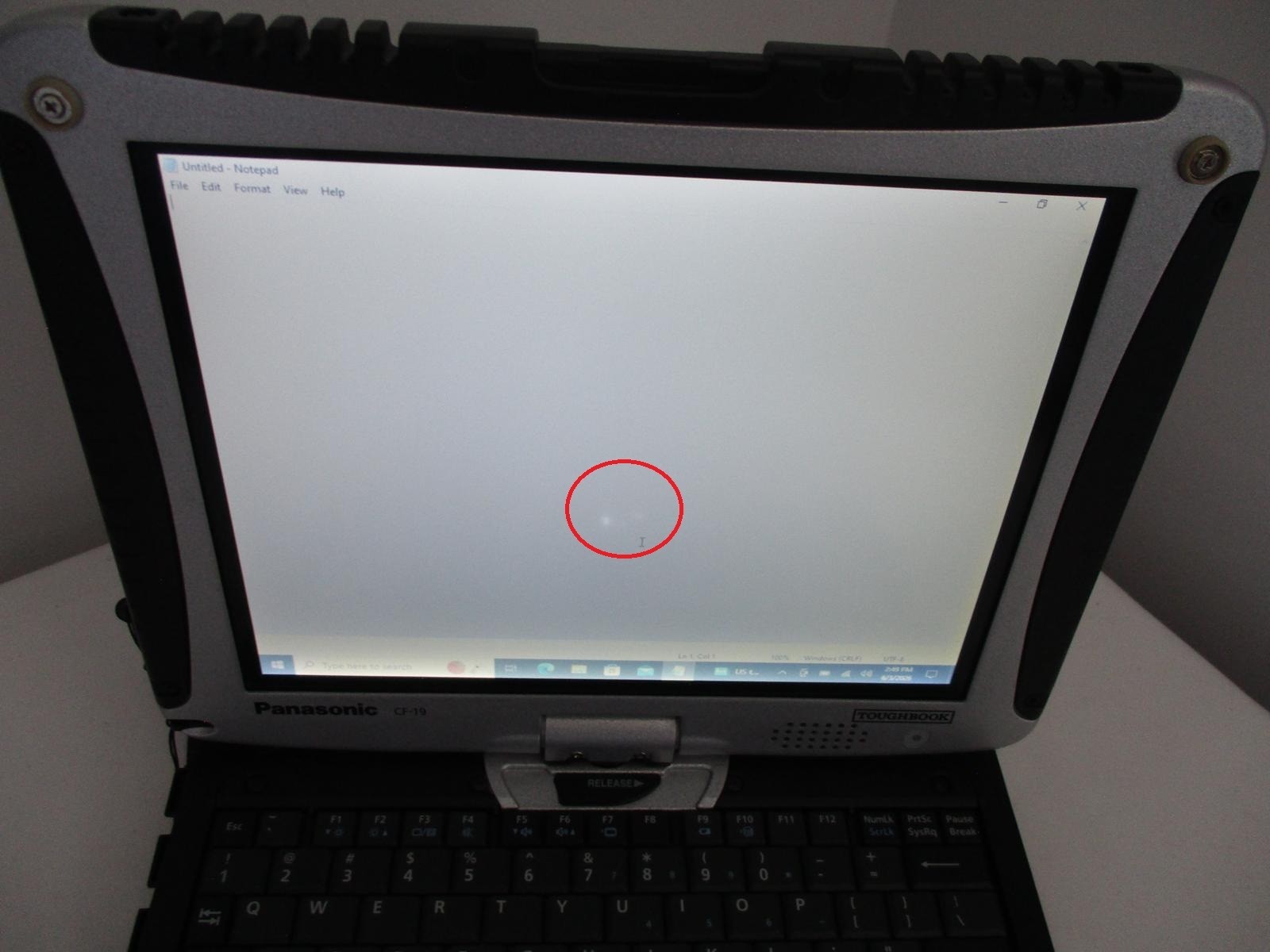 Panasonic ToughBook CF-19 MK8 TouchScreen i5-3610ME 2.7Ghz 8GB 500GB Wi-Fi Win10