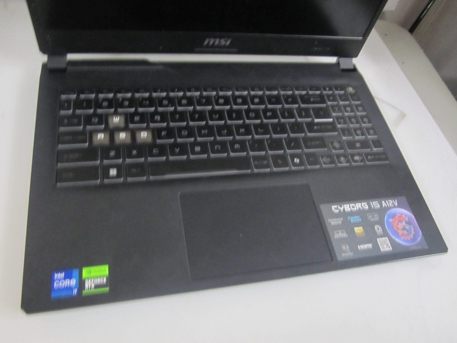 MSI Cyborg 15 A12V 15.6″ i7 GeForce RTX 4050 PARTS ONLY