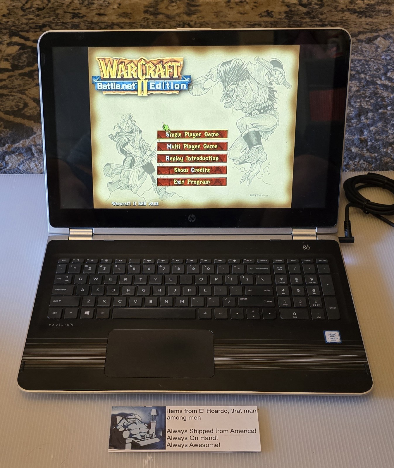 HP Pavillion X360 15-BK010NR – i5-6200U 2.30GHz – 8GB Ram 120GB SSD Touchscreen