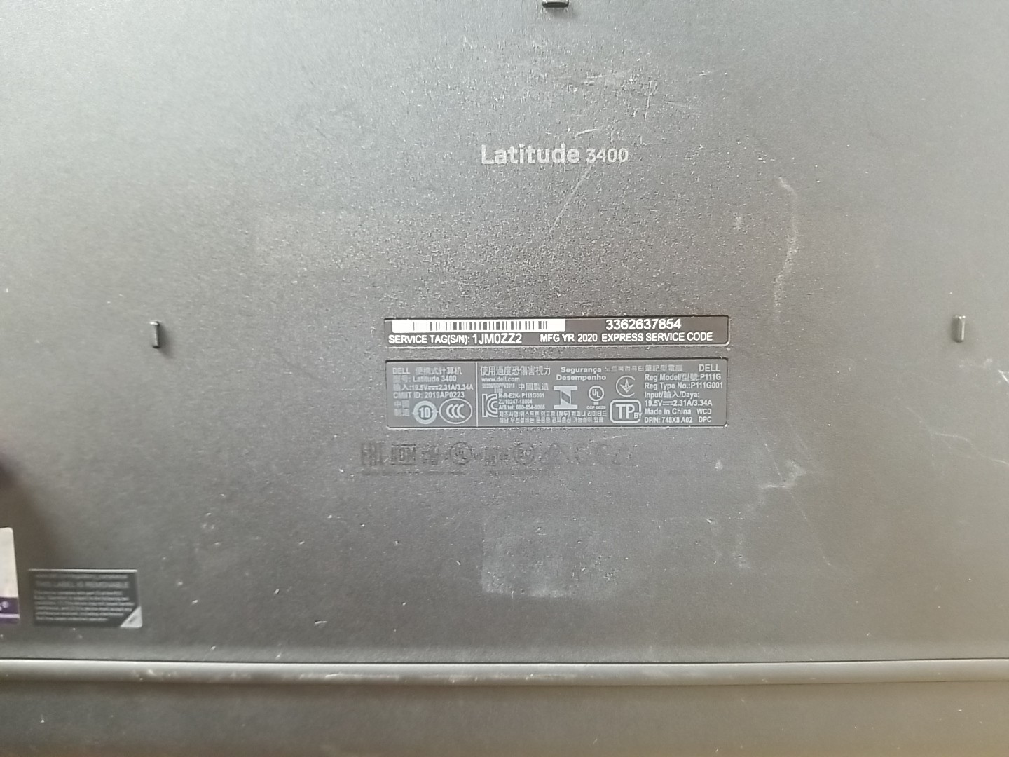 Dell Latitude 3400 14″ (i5-8265U 1.80GHZ, 8GB RAM – 256GB SSD
