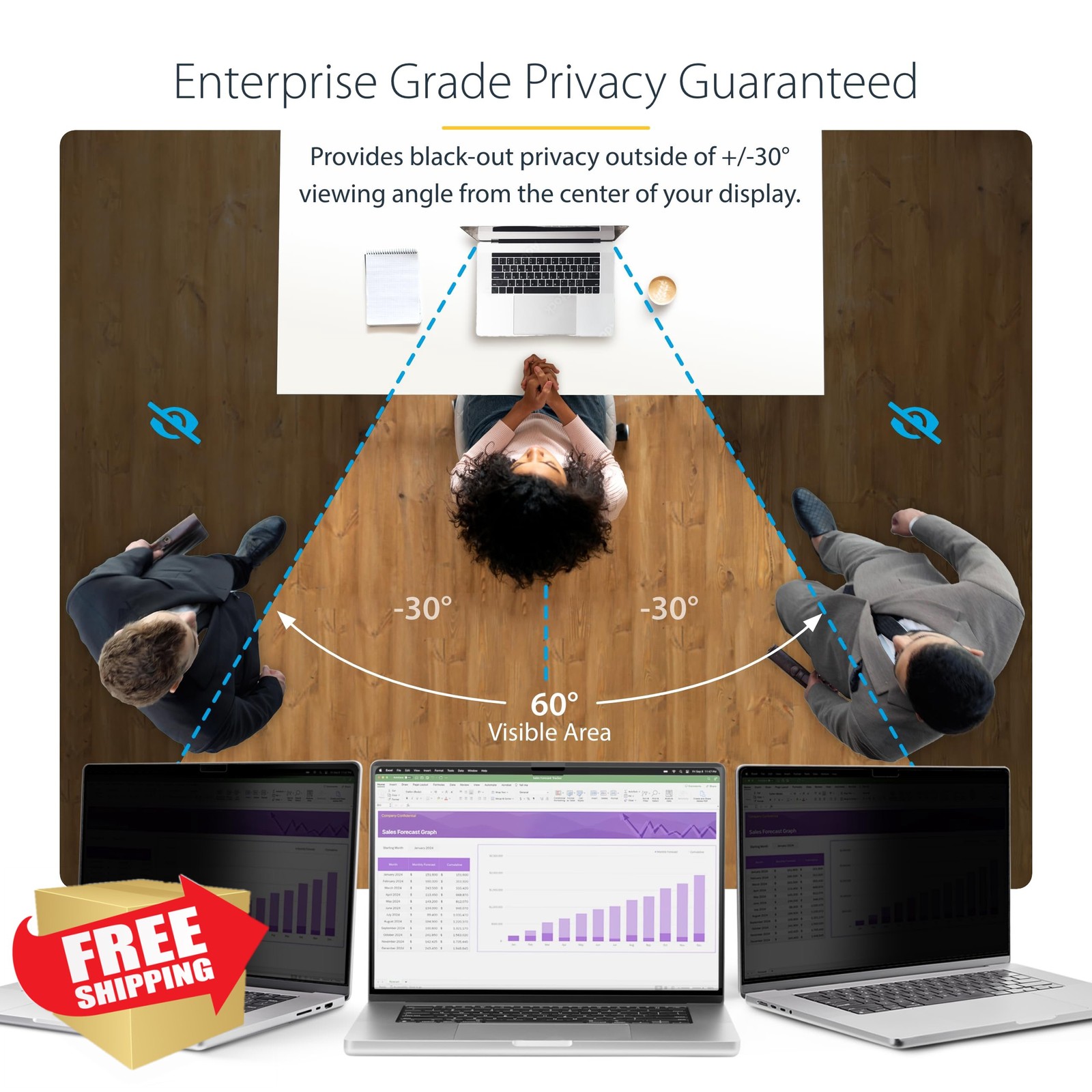 StarTech 16″ MacBook Pro M1/M2/M3 Privacy Screen