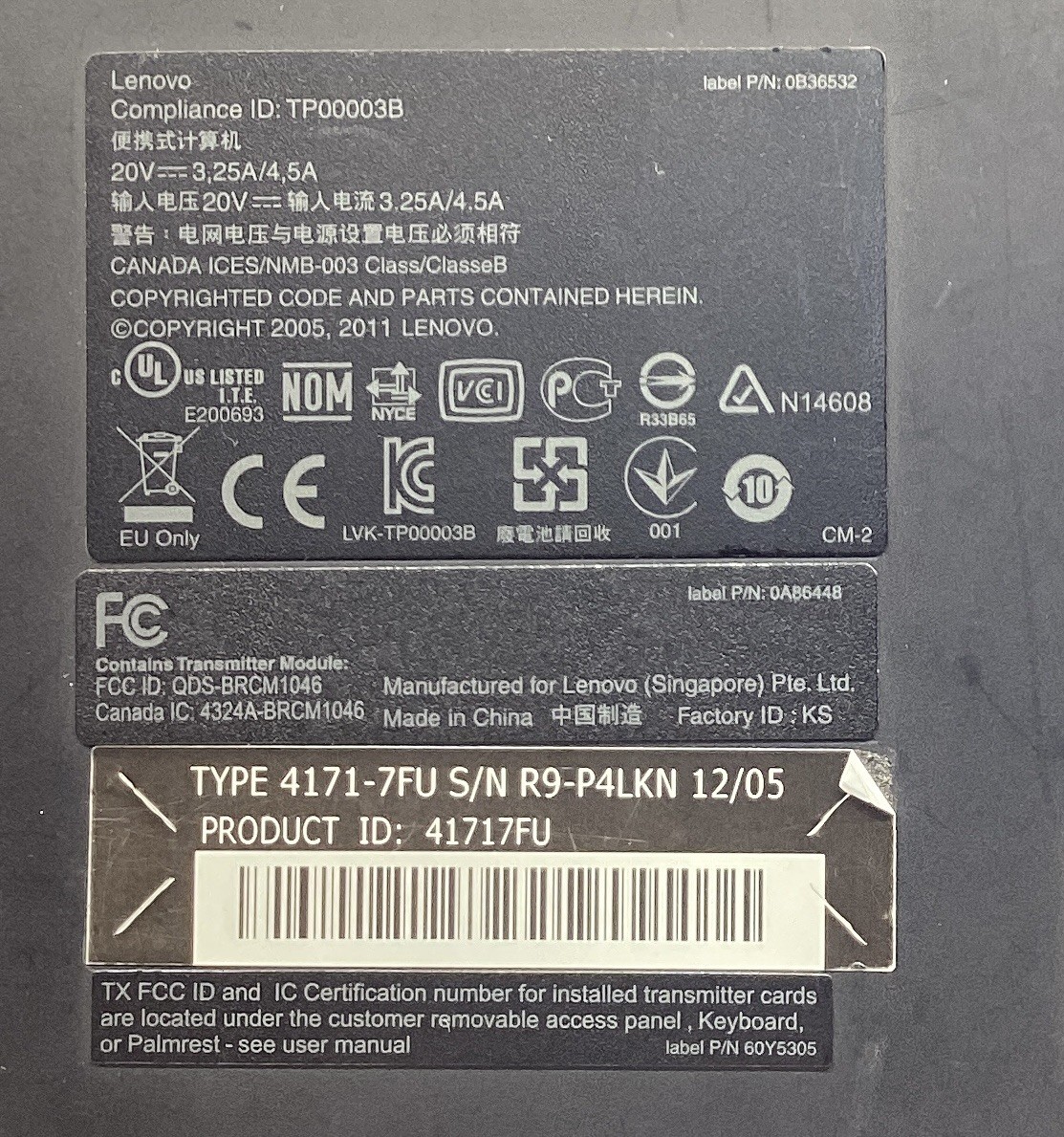 Lenovo ThinkPad T420s Intel i7-2640M @ 2.80GHz 4GB Ram 128GB SSD *BAD BATTERY*