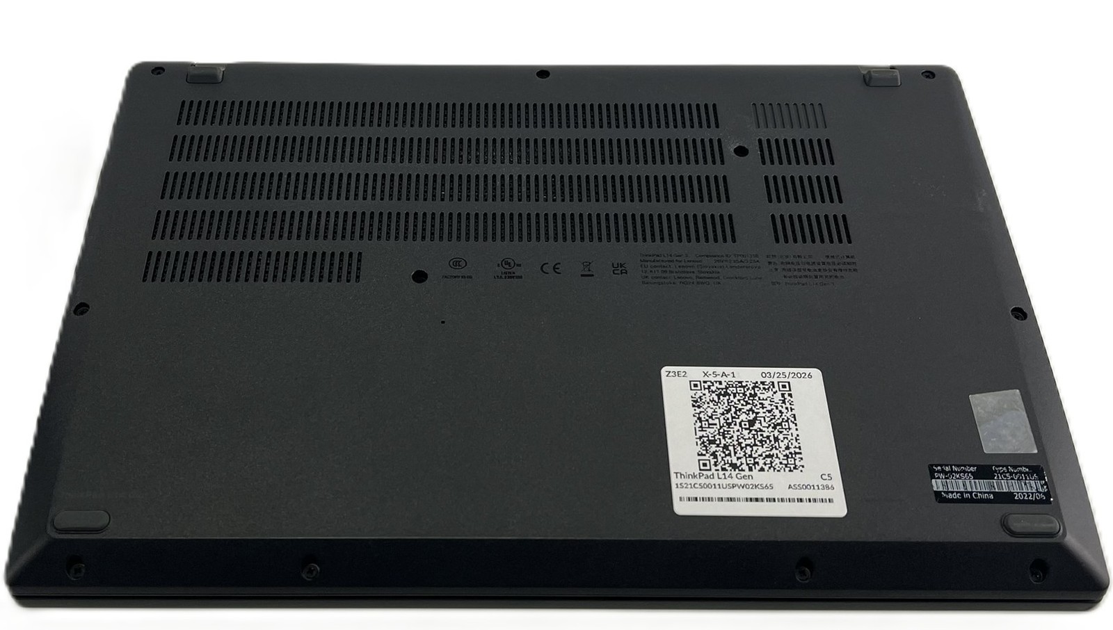 Lenovo ThinkPad L14 Gen 3 14″Laptop Ryzen 5 512GB SSD 16GB RAM Win 11 (Z3E2)