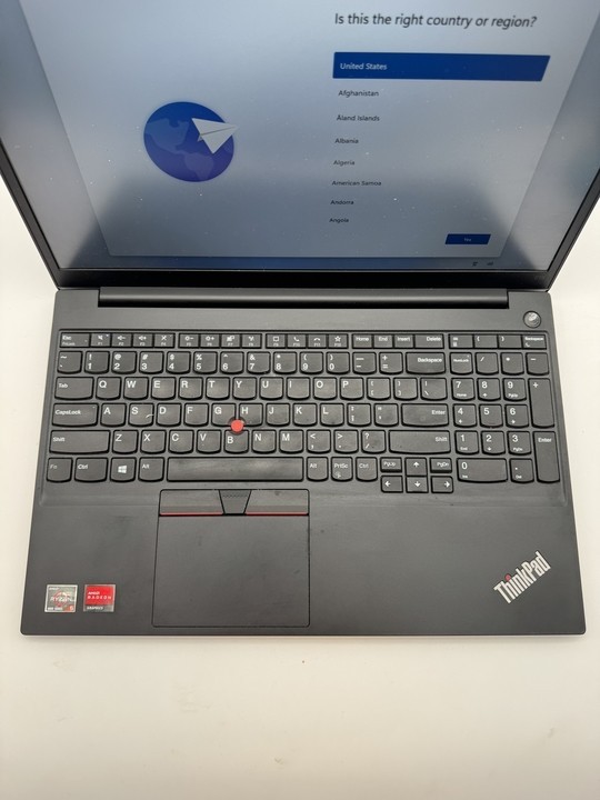 Lenovo ThinkPad E15 Gen 2 15.6” Laptop RYZEN 5 4500U 256GB Win11 Pro 20T8-005EUS