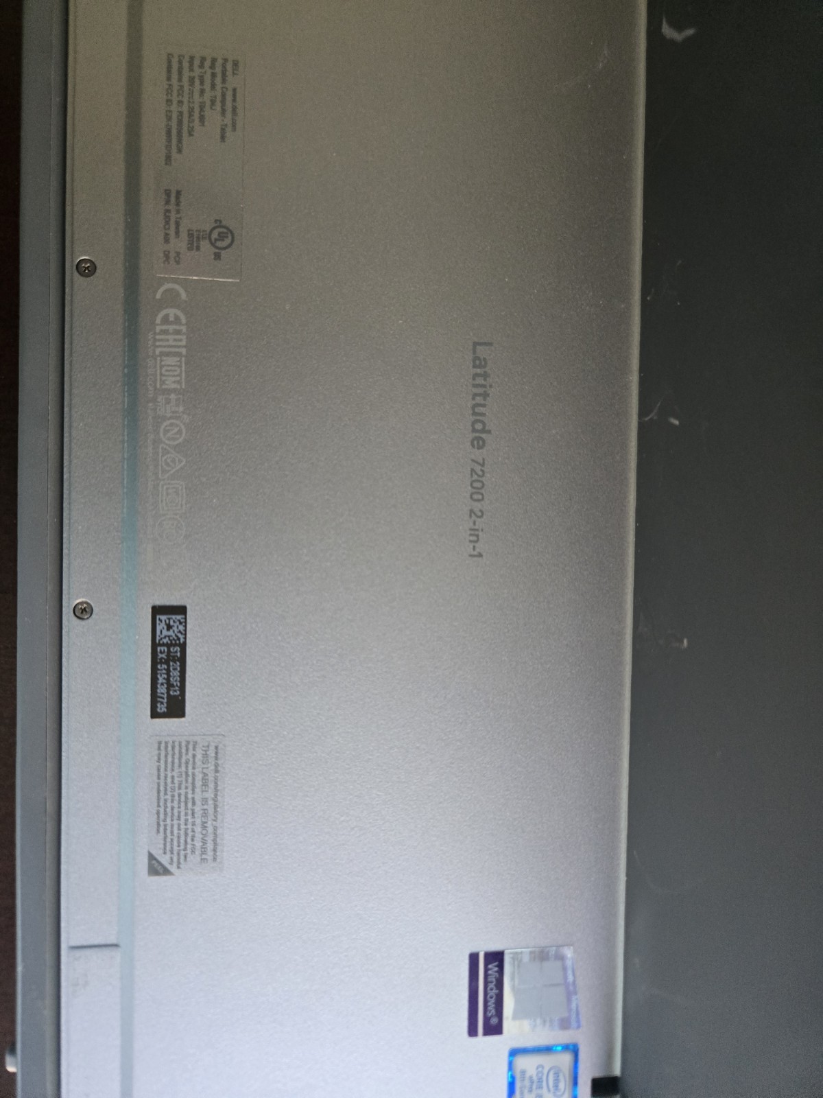 Dell Latitude 7200 Tablet – 1.9 GHz i7-8665U 8GB 256GB 12.3″ Touchscreen