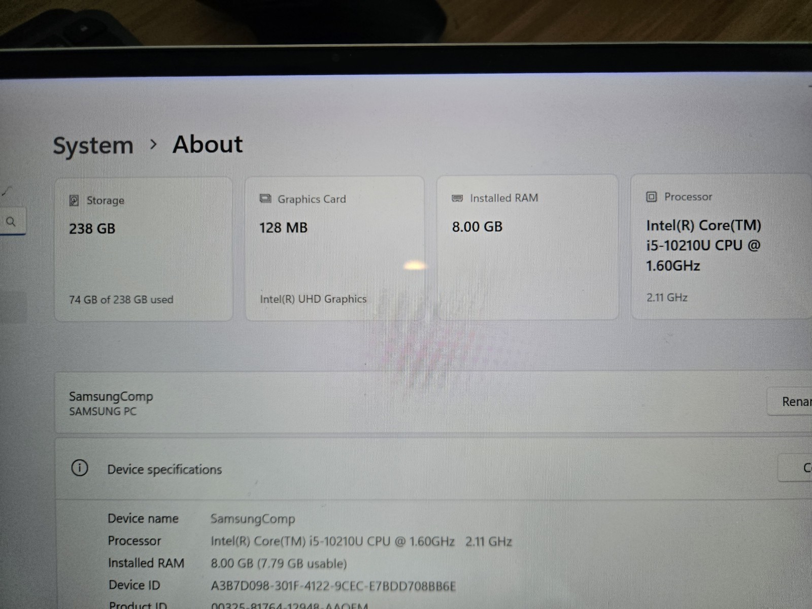 Samsung Galaxy Book Flex2 Alpha NP730QDA 13.3″ i5-1135G7 2.4GHz 8GB RAM 256GB