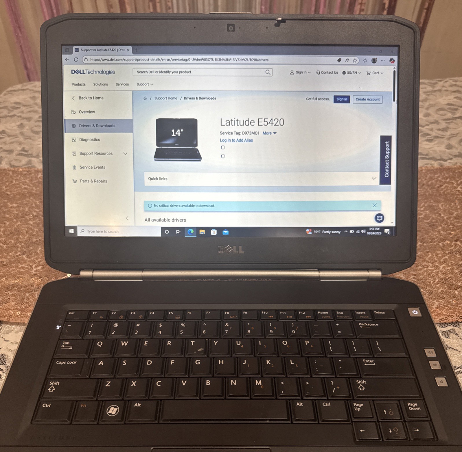 Dell Latitude E5420 14″ Laptop Intel Core i5 2.5GHz 8GB – 320GB HDD Windows 10