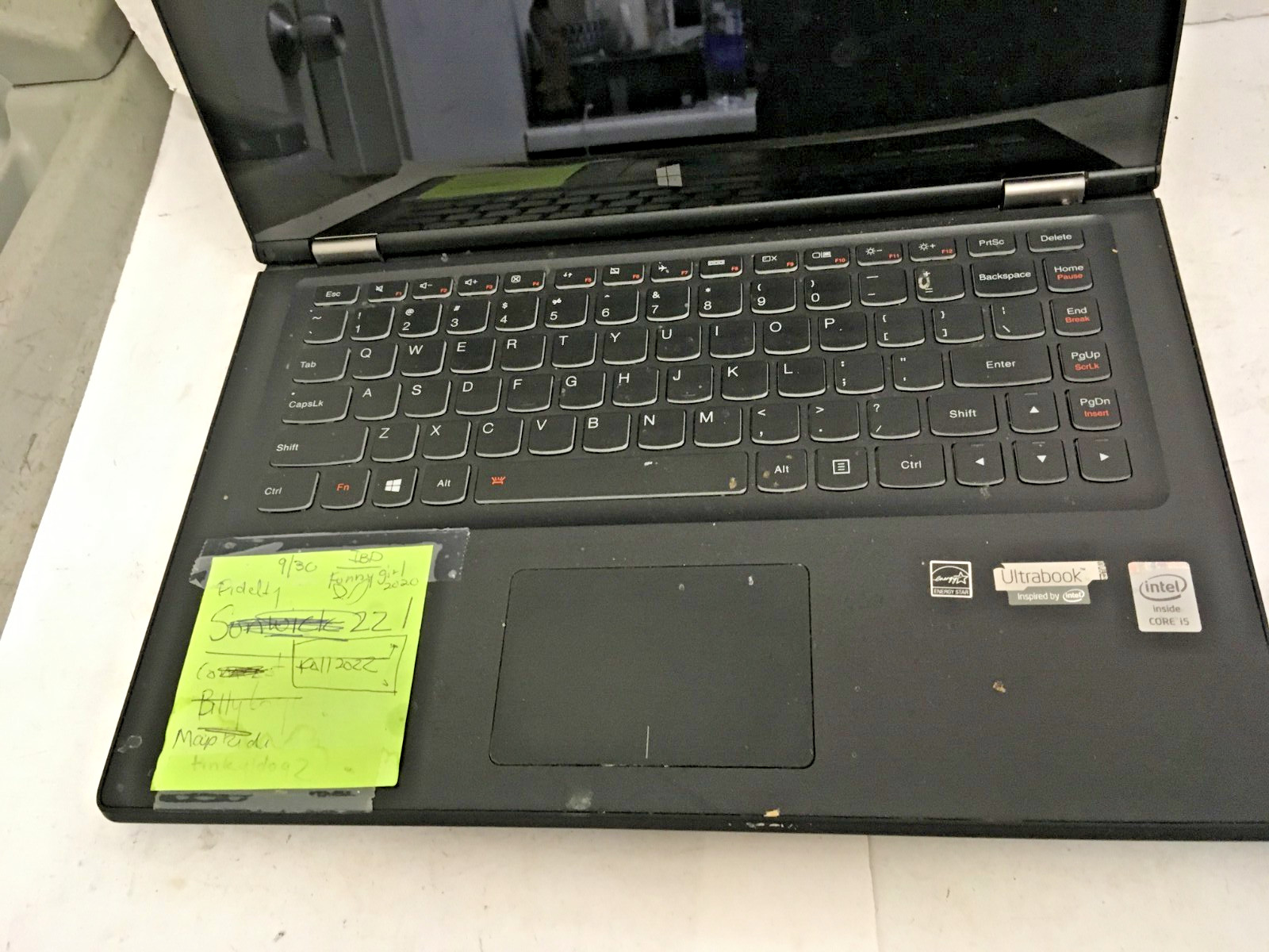 Lenovo Yoga 2 13 (type 20344) 13. 3 inch used laptop for parts/repair