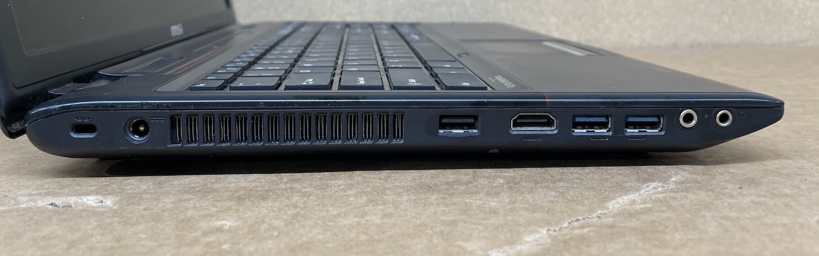 MSI MS-16GH Laptop, Intel Core i7-47210HQ, 12GB RAM, 250GB SSD, Windows 10