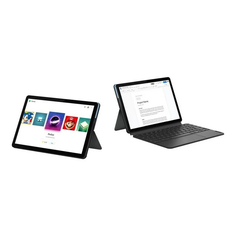 Lenovo Chromebook Duet 10.1″ (64 GB eMMC, MediaTek Helio P60T, 2.0 GHz, 4GB…