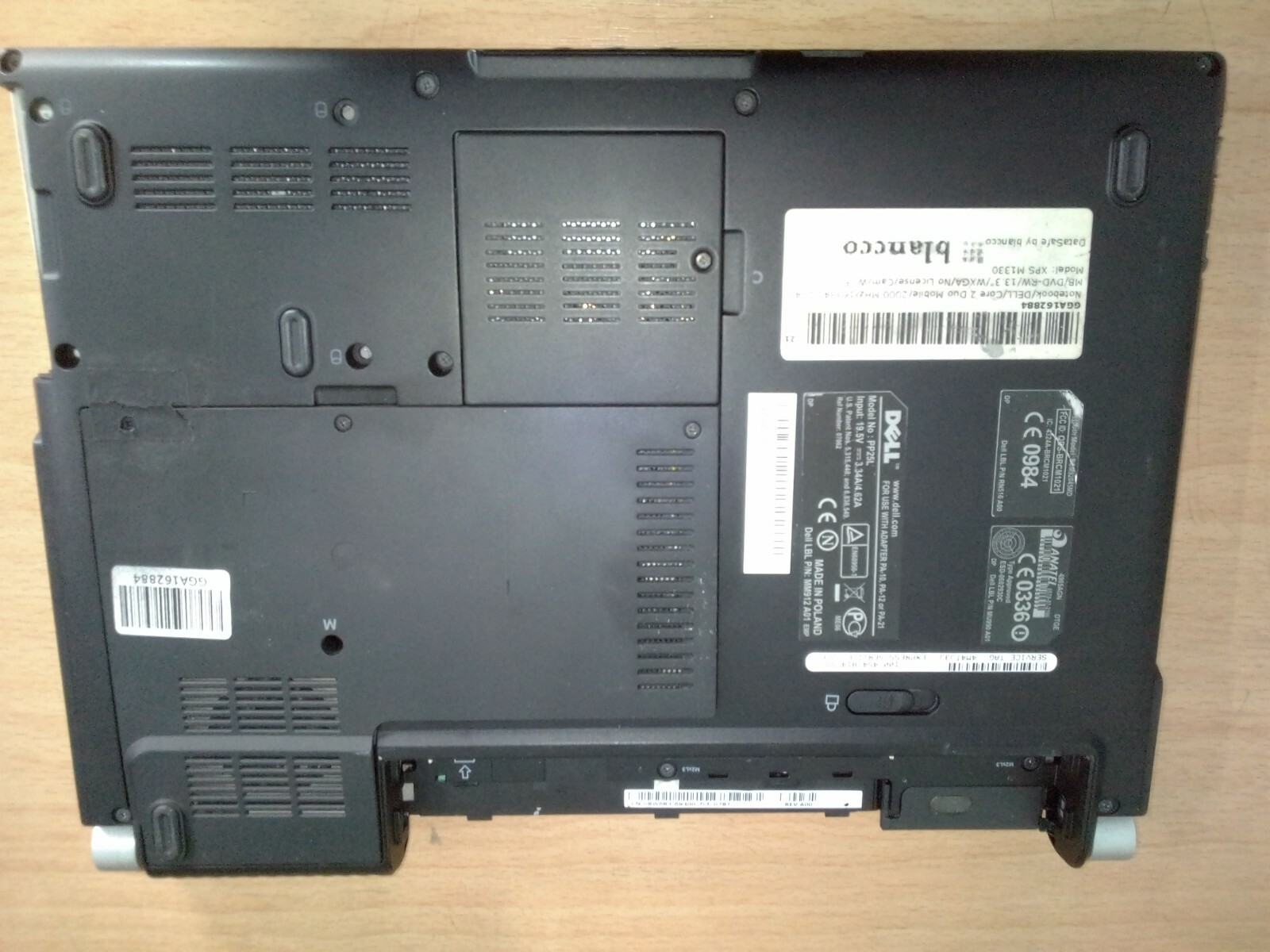 Dell XPS PP25L LAPTOP 13.3 FOR PARTS