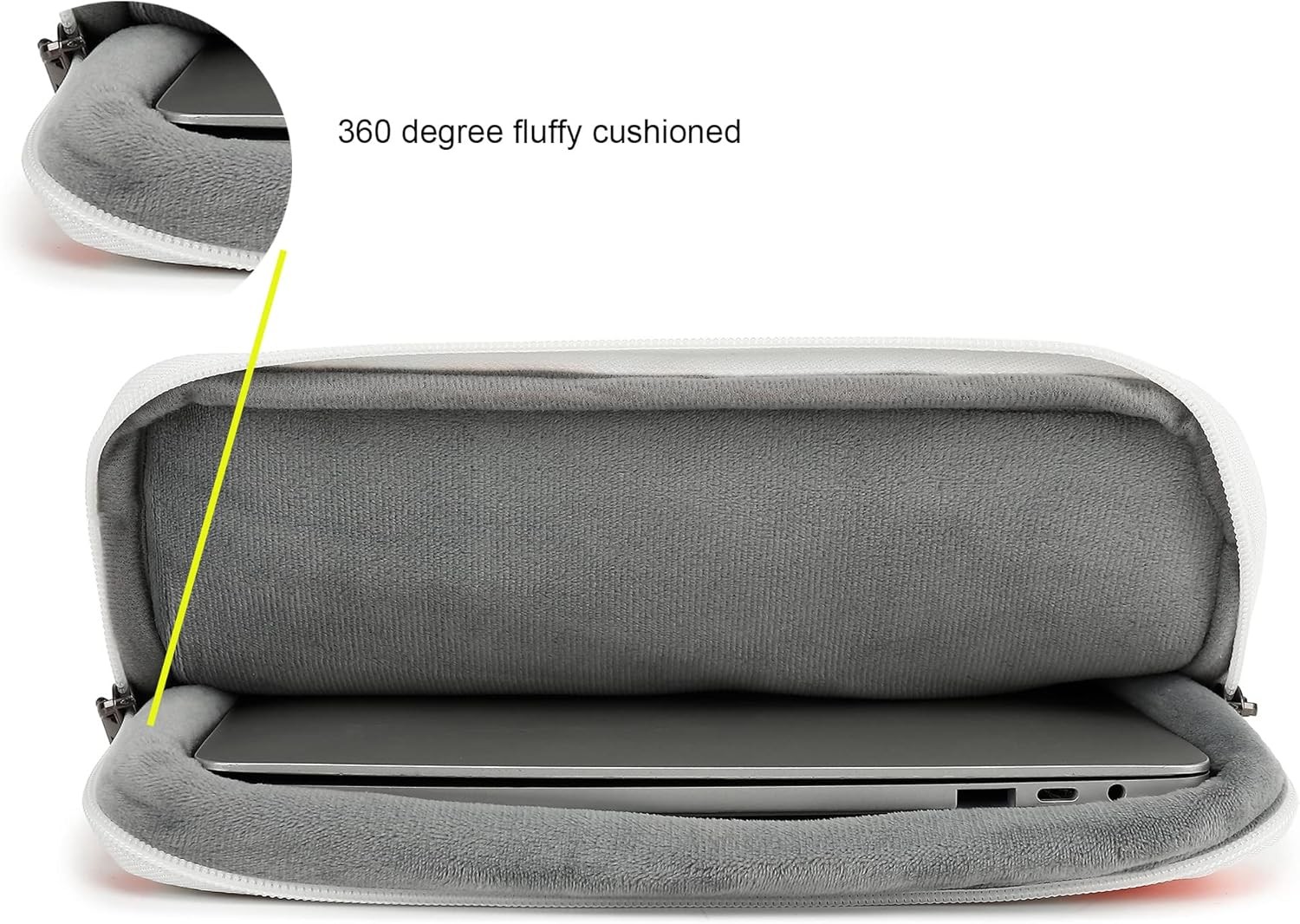 360° Protective Laptop Sleeve Case Bag Cover for iPad 12.9 inch, MacBook Pro Air