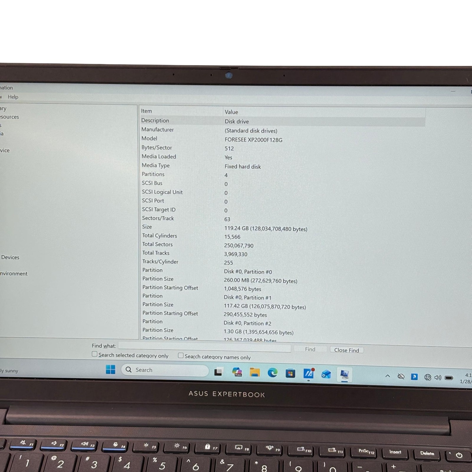 ASUS ExpertBook B1 B1403CTA-XH14 Win 11 Intel N150 0.8GHz 4GB RAM 128GB SSD 14″