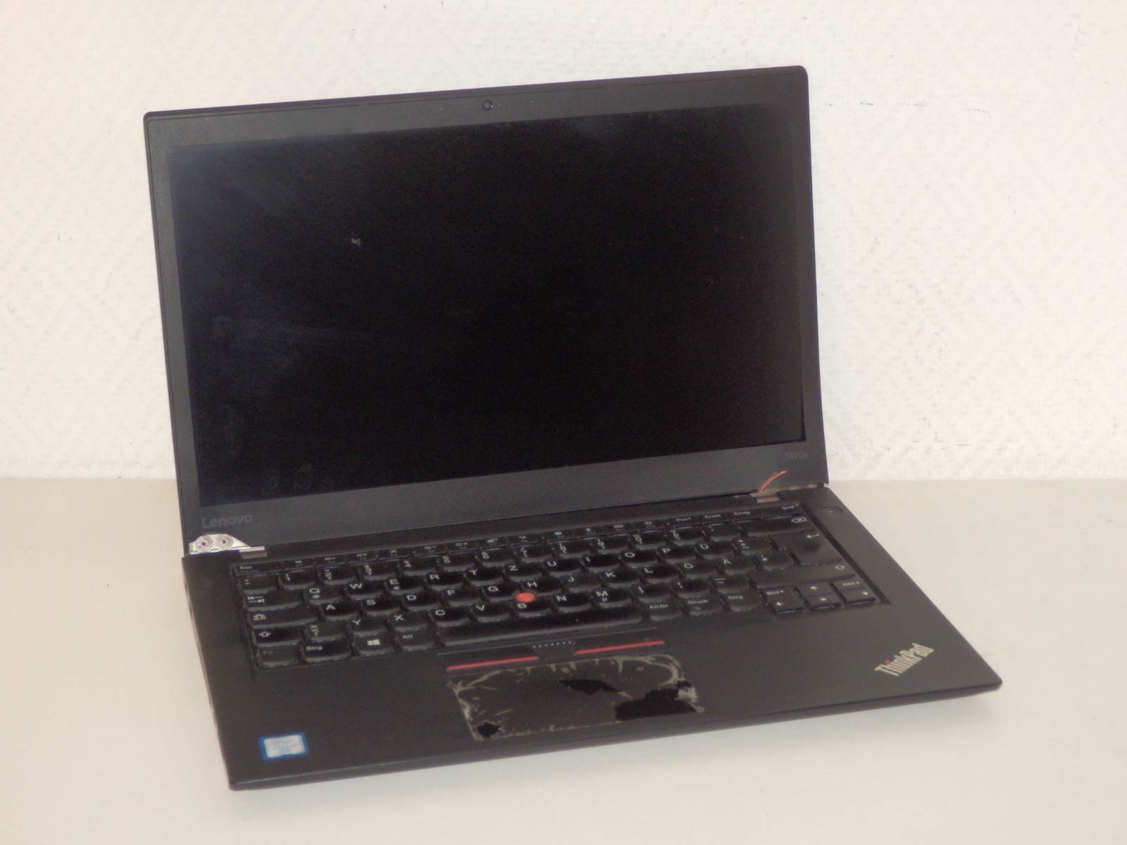 Lenovo ThinkPad T470s – Intel i7-6600U, 4 GB Ram, without SSD, 14″ inch, as faulty