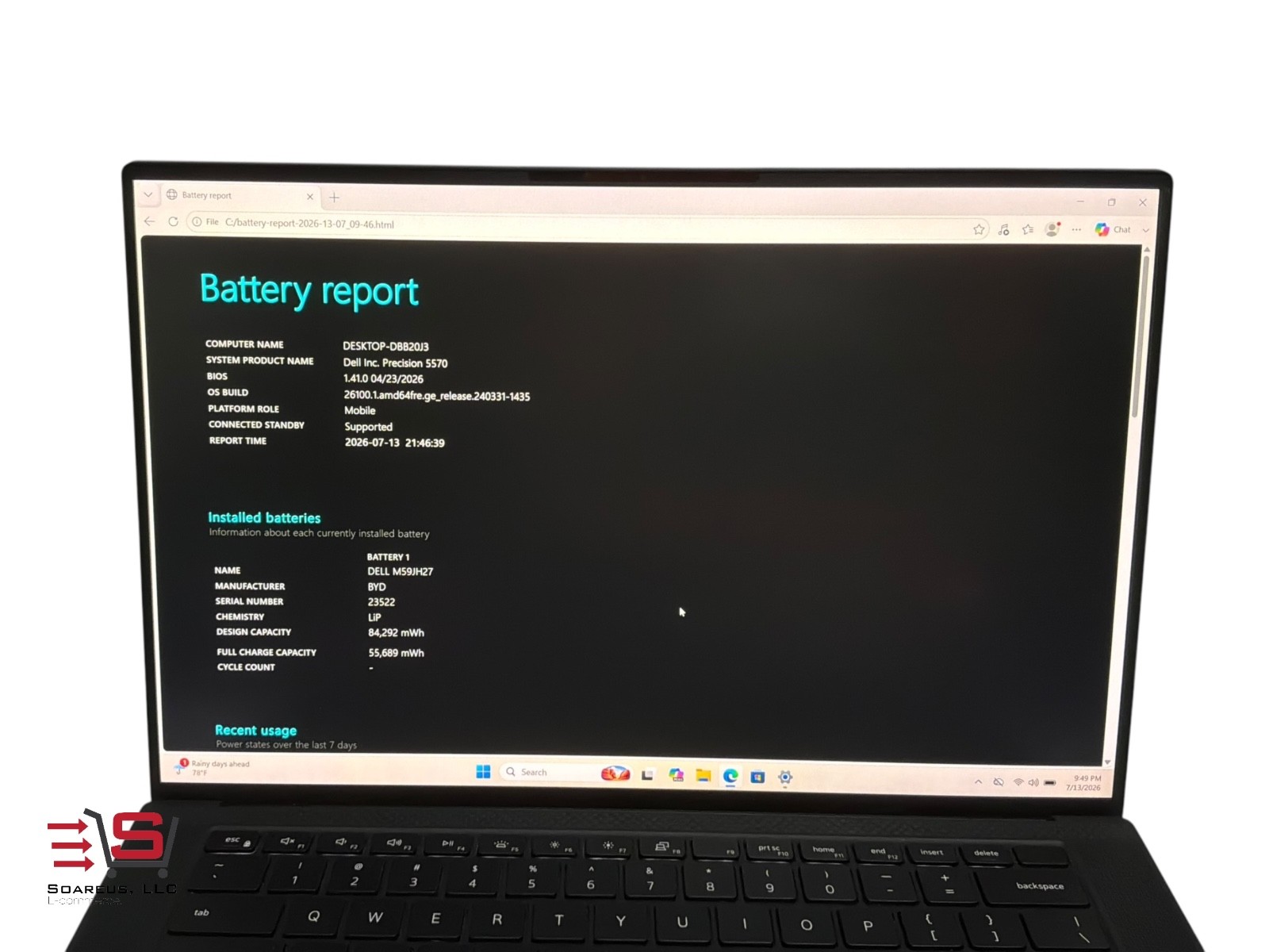 ⭐️Dell Precision 5570 15.6″ i7-12800H 32GB RAM DDR5 512GB SSD RTX A1000⭐️