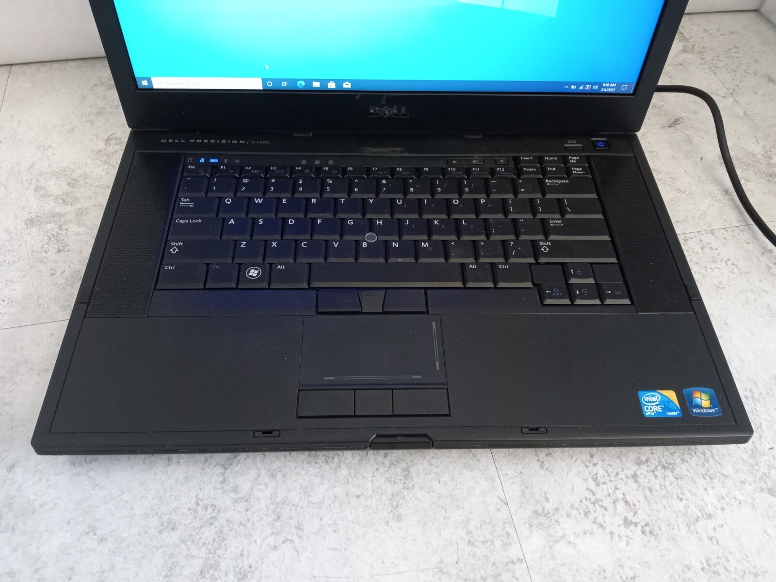 Dell Precision M4500 15″ Laptop Intel i7-820Q 8GB 128GB W10 FX880M – READ -RR