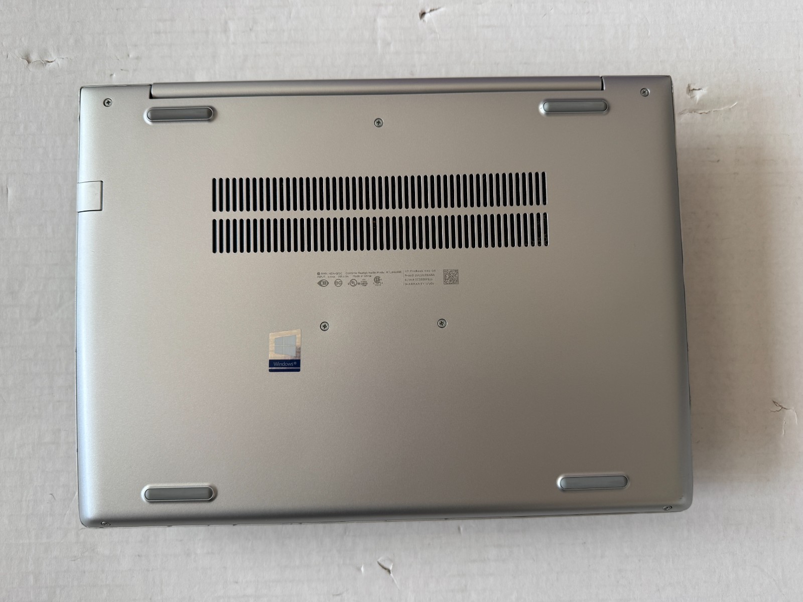 HP ProBook 440 G6 laptop Intel Core I7-8565U 1.80GHz, 8GB RAM 128 GB SSD