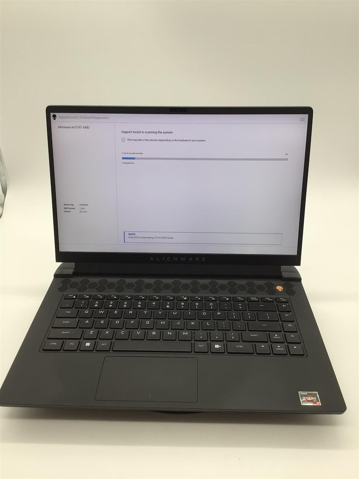 Alienware m15 R7 AMD Ryzen 9 6900HX/32GB RAM/1TB NVMe RTX 3070 Ti 8GB