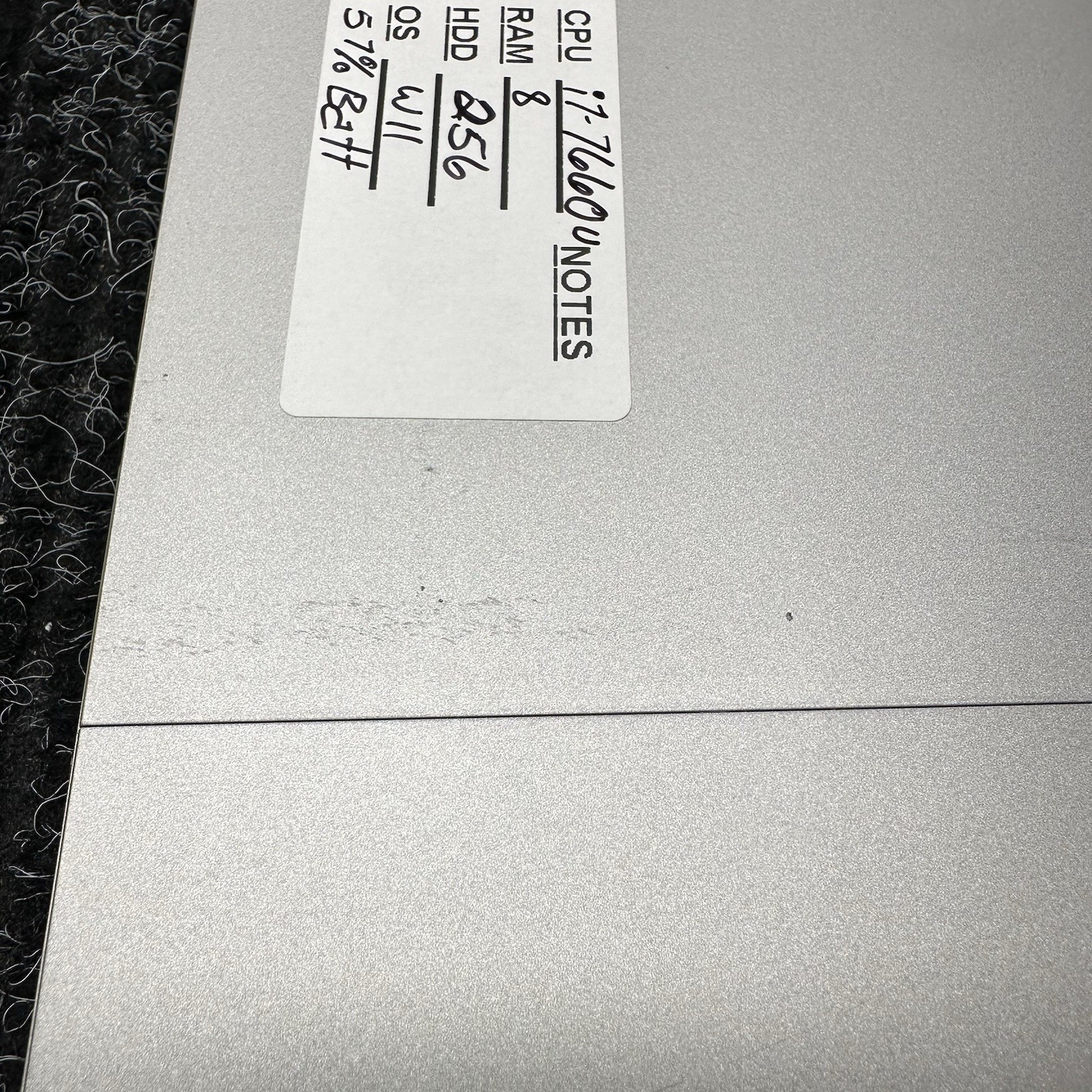 Microsoft Surface Pro 1796 i7-7660U 8GB RAM 256GB SSD W10 Pro No A/C 57% BATT