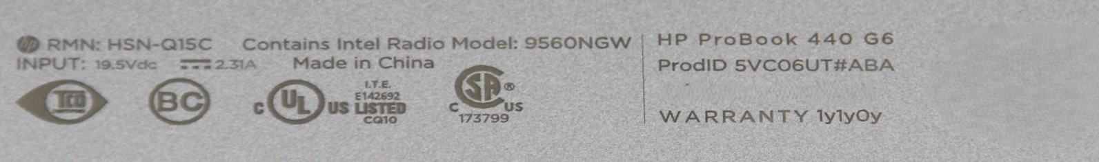 HP ProBook 440 G6 | i5-8265U | 8GB RAM | 256GB SSD | FHD 14″