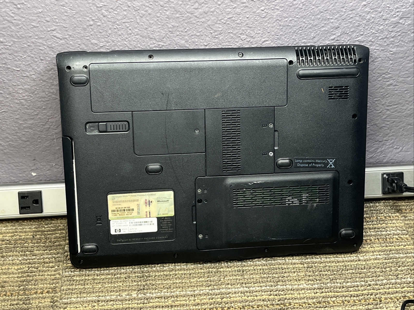 HP Pavilion dv2000 15″ [ AS IS / FOR PARTS] Intel T1350 @ 1.86 GHz 83632