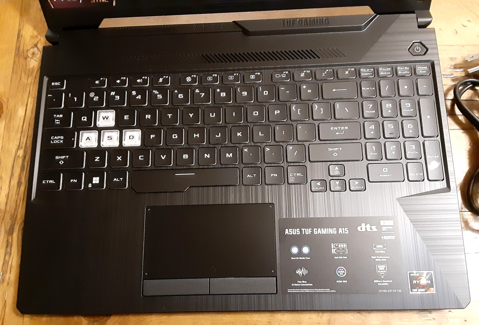 Asus Tuf Gaming A15 Laptop, AMD Ryzen 7, 8GB Ram, 500GB SSD, GeForce RTX 3050