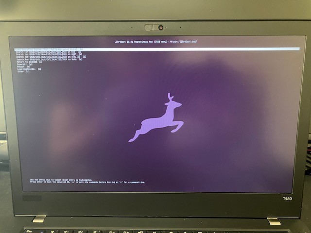 Lenovo ThinkPad T480 Libreboot i7-8650U 16GB 500GB NVMe Linux Privacy Laptop