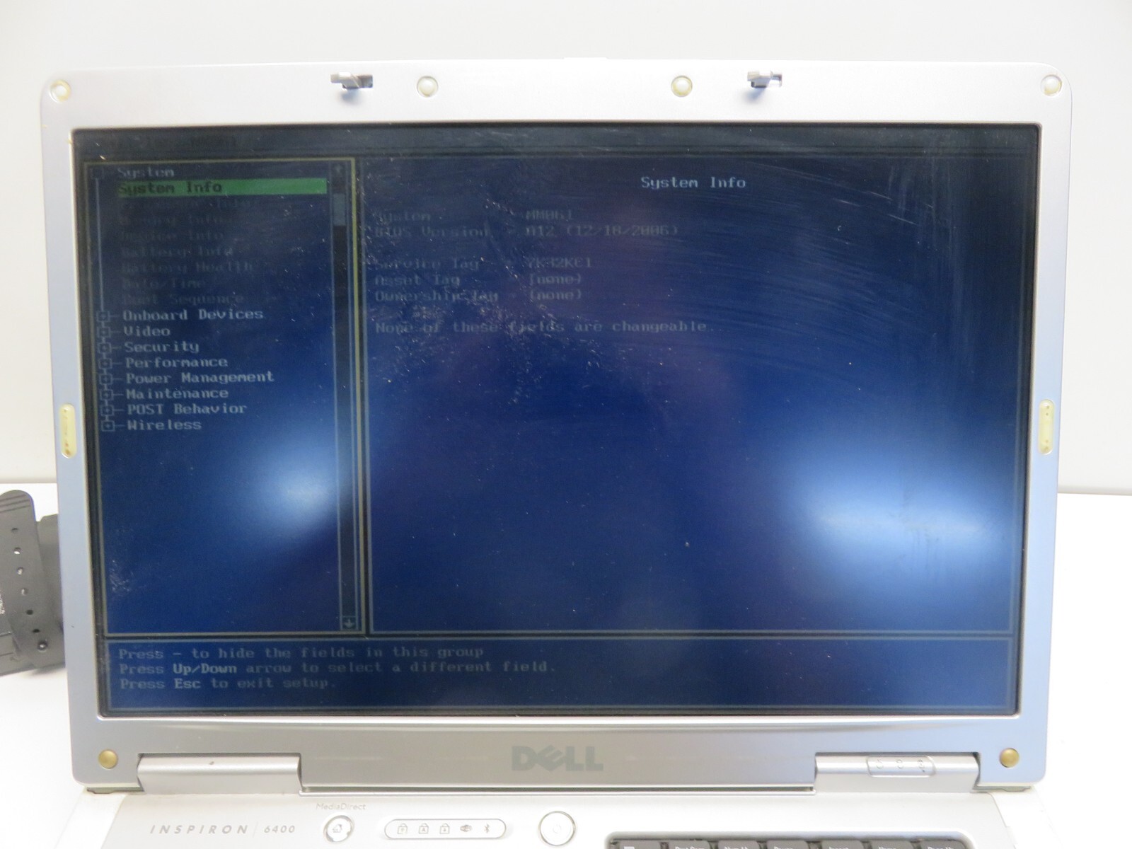 Dell Inspiron 6400 Laptop Intel Core Duo 2GB Ram 500GB HDD Windows XP No Battery