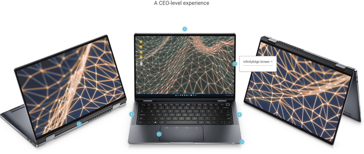 Dell Latitude 9330 2-in-1 Convertible Laptop PC 13.3″ QHD+ Touch i7 16GB Pro