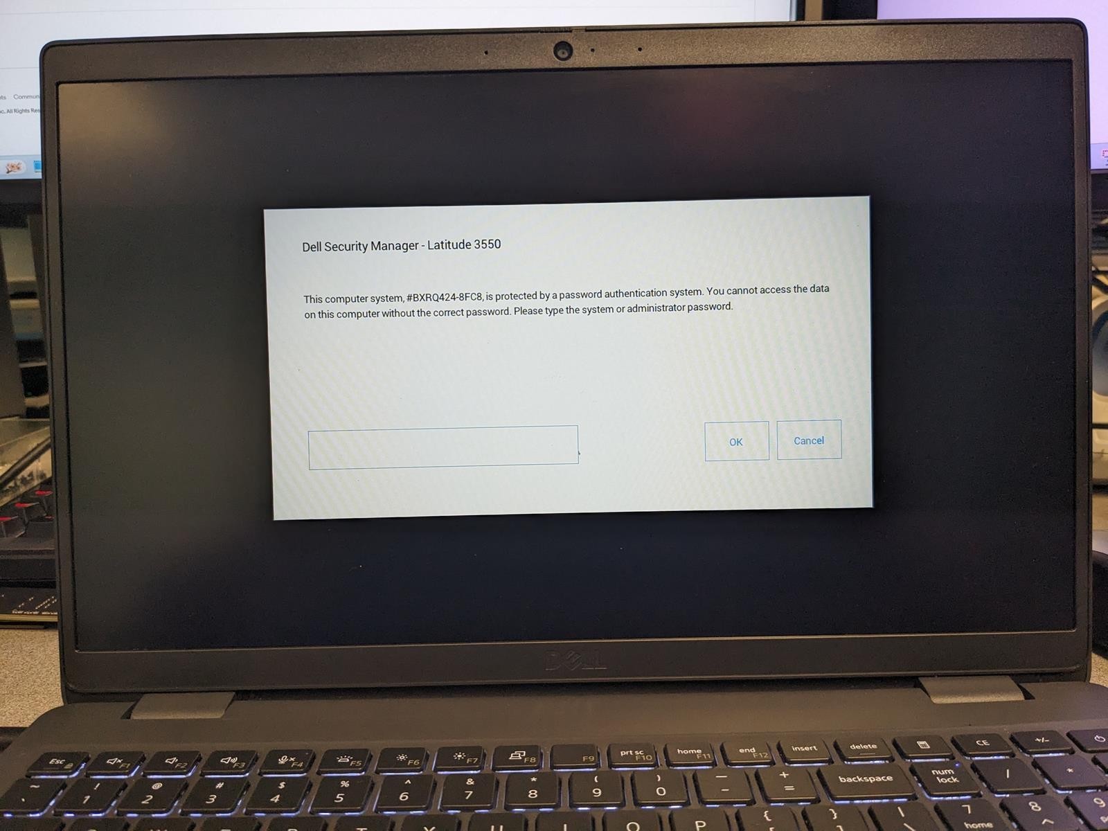 DELL LATITUDE 3550 i7-1355U @ 1.20GHz, NO RAM/NO HDD/OS – (FOR PARTS)
