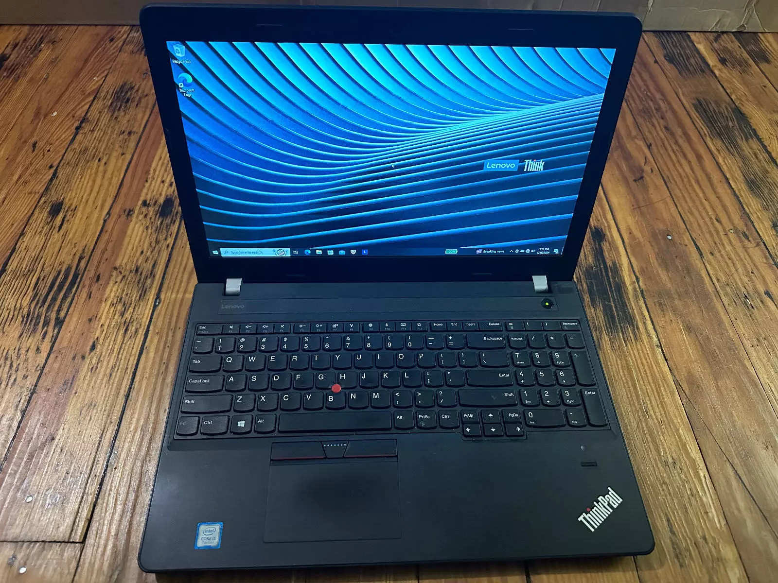 Lenovo ThinkPad E570 Laptop- 250GB SSD, 8GB RAM, Intel i5-7200U, Windows 10 Pro