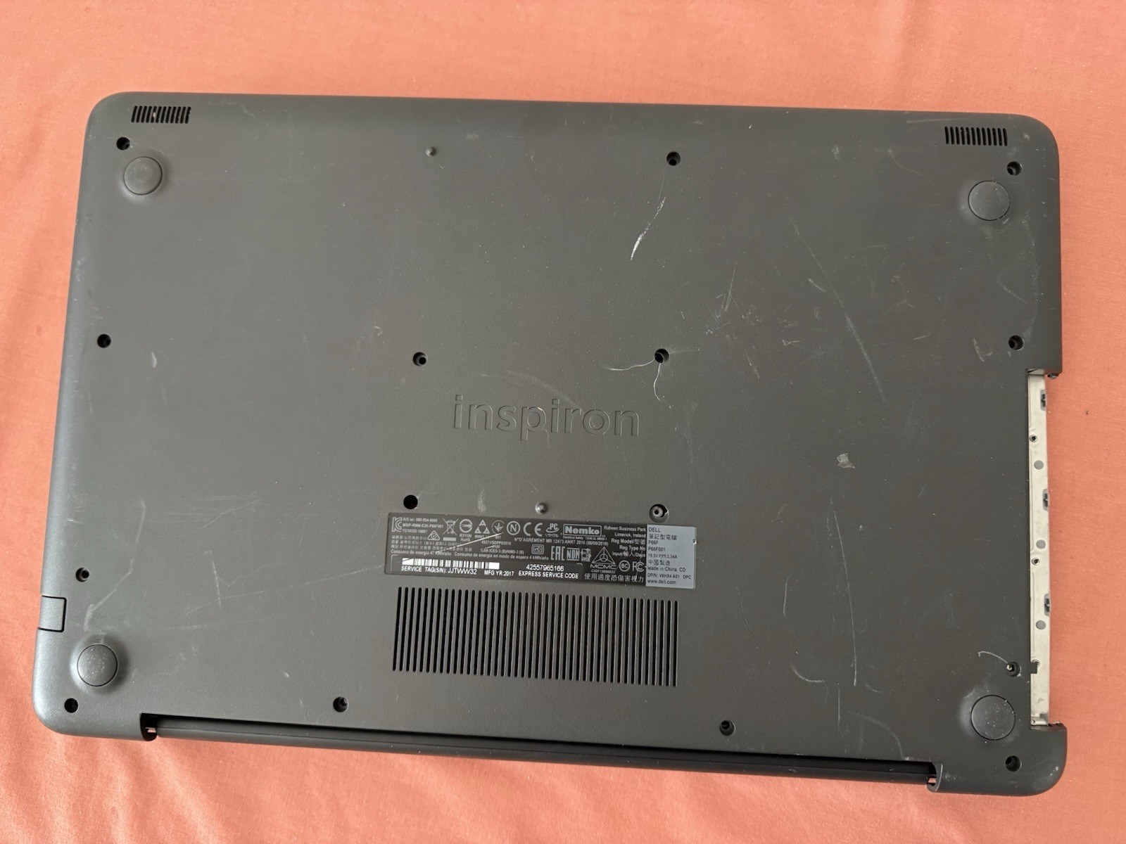 Dell Inspiron 15 5567 Laptop AMD 12GB RAM, 1TB HDD, Win 11 Reconditioned