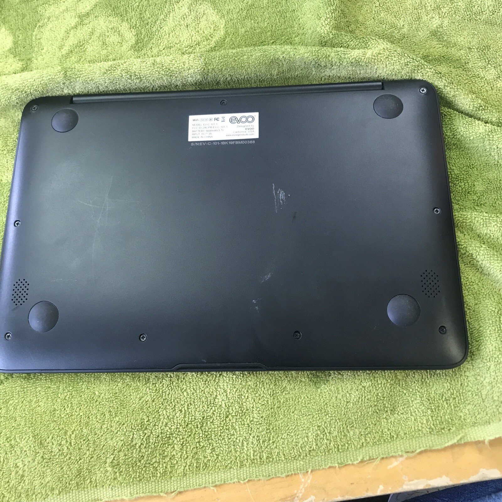 EVOO 10″ Laptop EV-C-101-1 Parts Or Repair