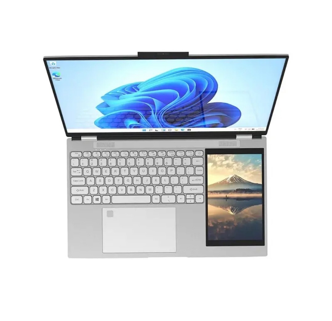 Dual Touchscreen Laptop 15.6 Inch+7 Inch 32G DDR4 2TB SSD Fingerprint Unlock