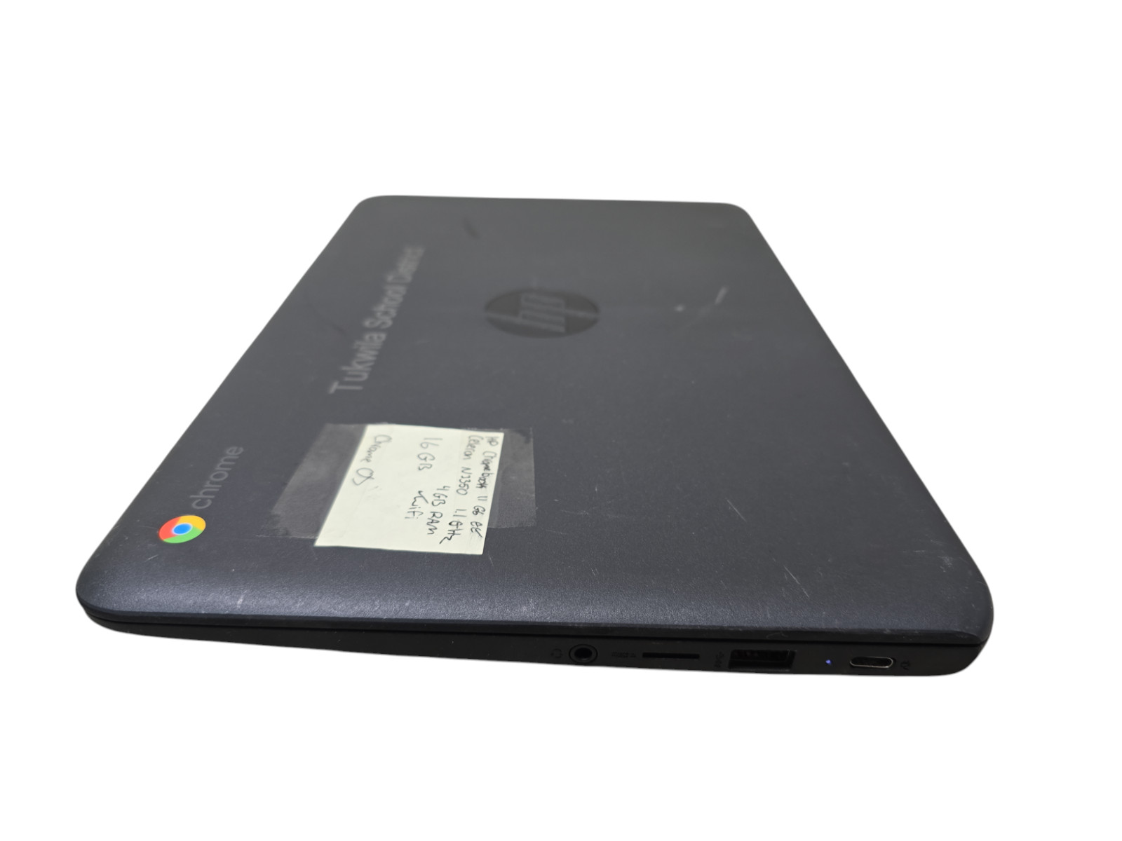 HP Chromebook 11 G6 EE Celeron N3350 1.1GHz 16GB HDD 4GB Ram ChromeOS Tested