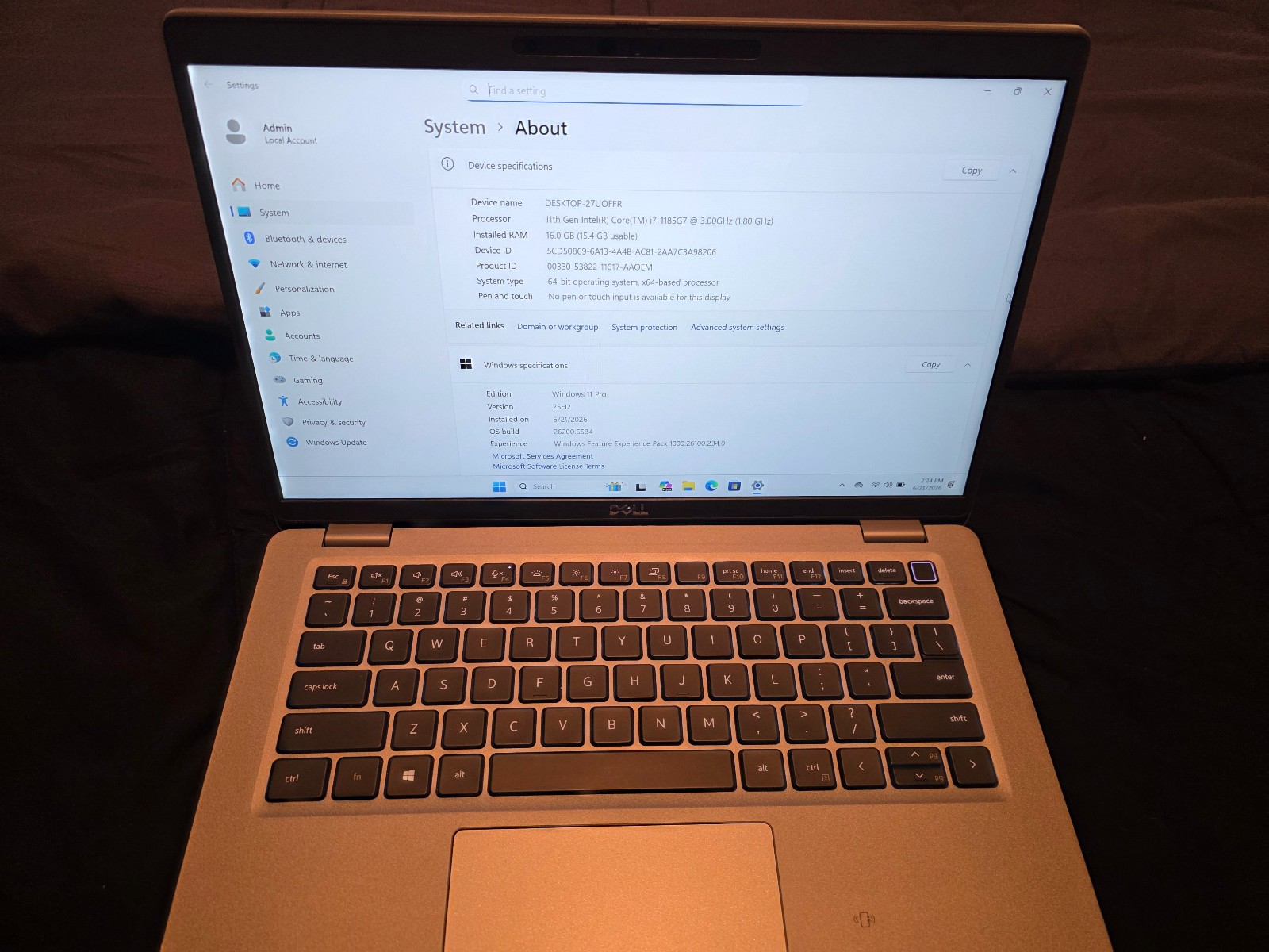 Dell Latitude 5420 Laptop i7-1185G7 16GB RAM 512GB SSD Windows 11 Pro