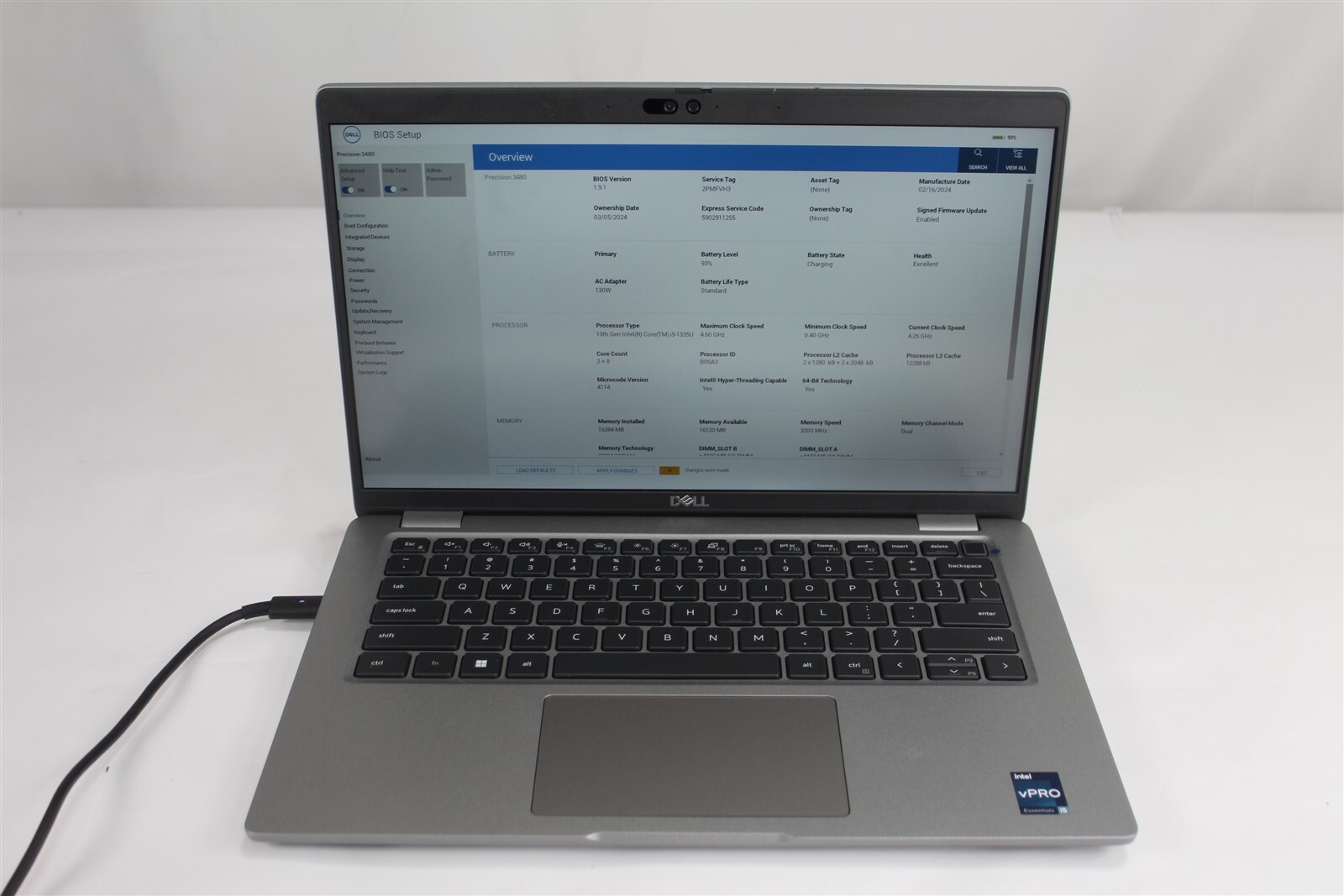 Dell Precision 3480 14″ FHD Intel i5-1335U 1.3GHz 16GB DDR4 256GB NVMe Win 11
