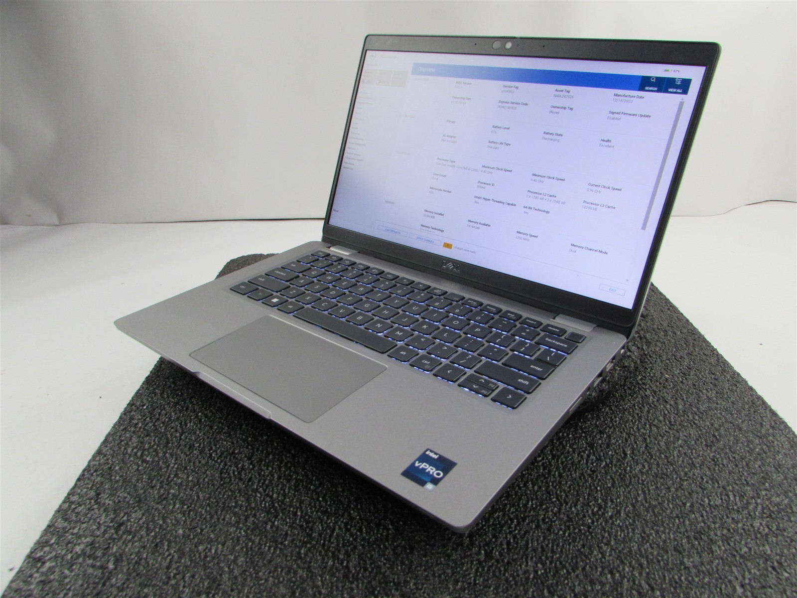 DELL LATITUDE 5330 FHD TOUCHSCREEN I5-1245U 10 CORE 512GB SSD 16GB RAM NO O.S