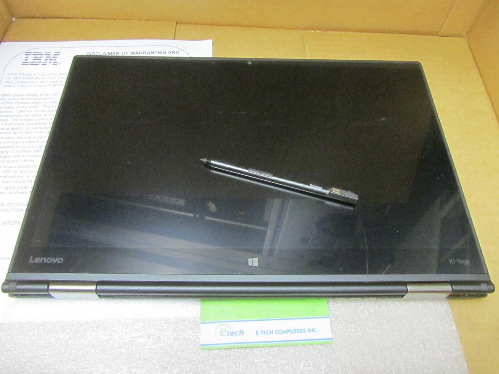 ThinkPad X1 Yoga i5-6300U 8GB RAM 256GB SSD, 14″ WQHD 2560×1440 Touch Screen PEN