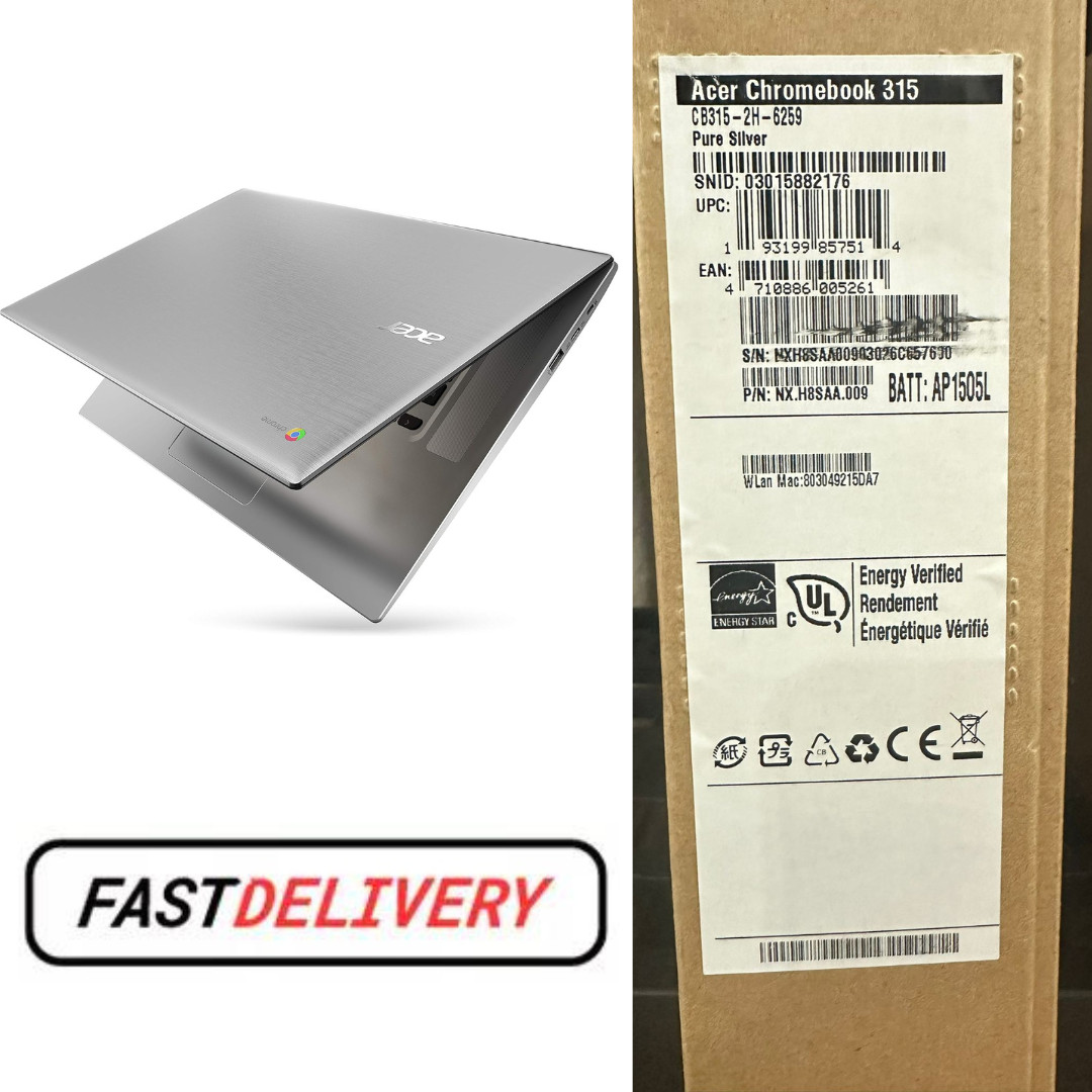 Chromebook Acer CB315-2H-6259, 15.6″FHDIPS,DualCore 1.8GHz AMD A6-9220C 4GB/32GB