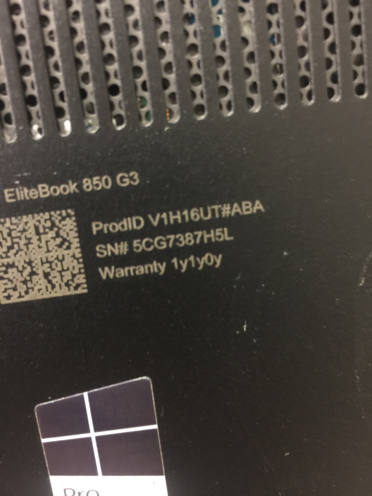 HP EliteBook 850 G3 15.6″ (256GB Core i5 6th gen 2.30GHz 8GB RAM WIN 11 PRO