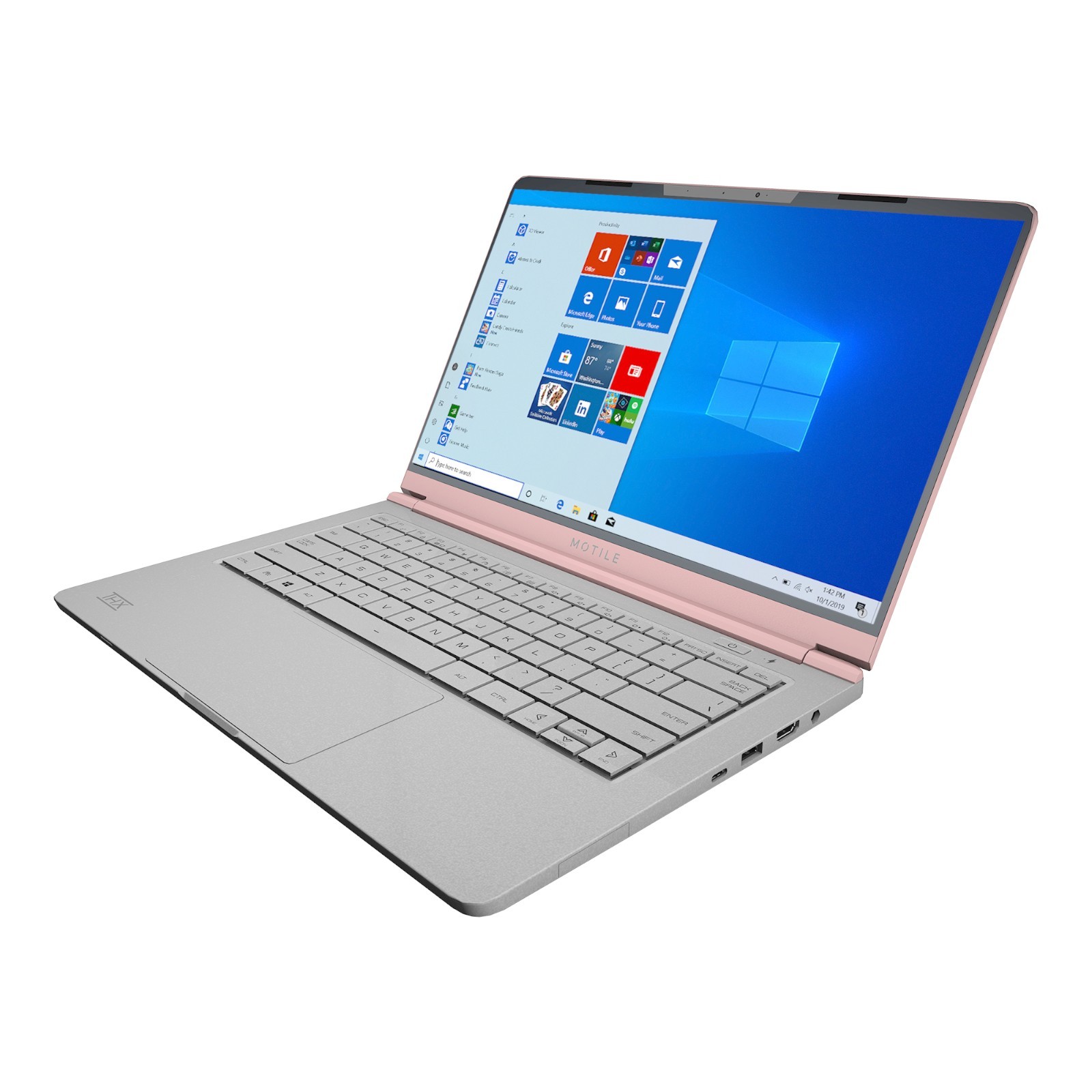 MOTILE 14” Ryzen3 Rose Gold 8GB 256GB Win11/10/Android/Linux* Office 2024*