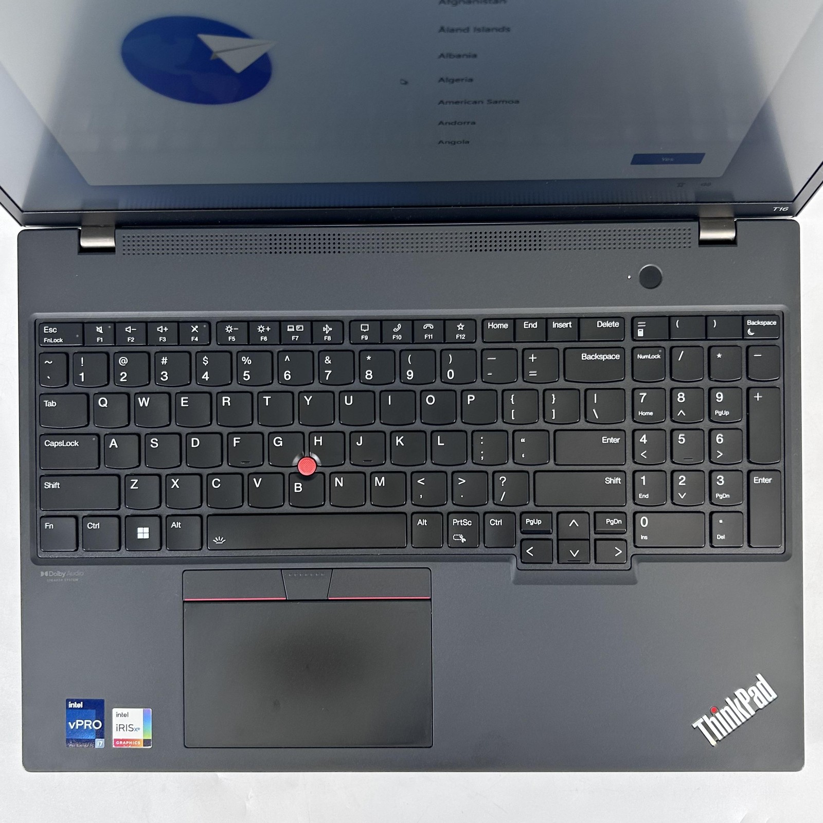 Lenovo ThinkPad T16 Gen 1 Gray FHD+ TOUCH 2.2GHz i7-1270P 32GB 1TB SSD Very Good