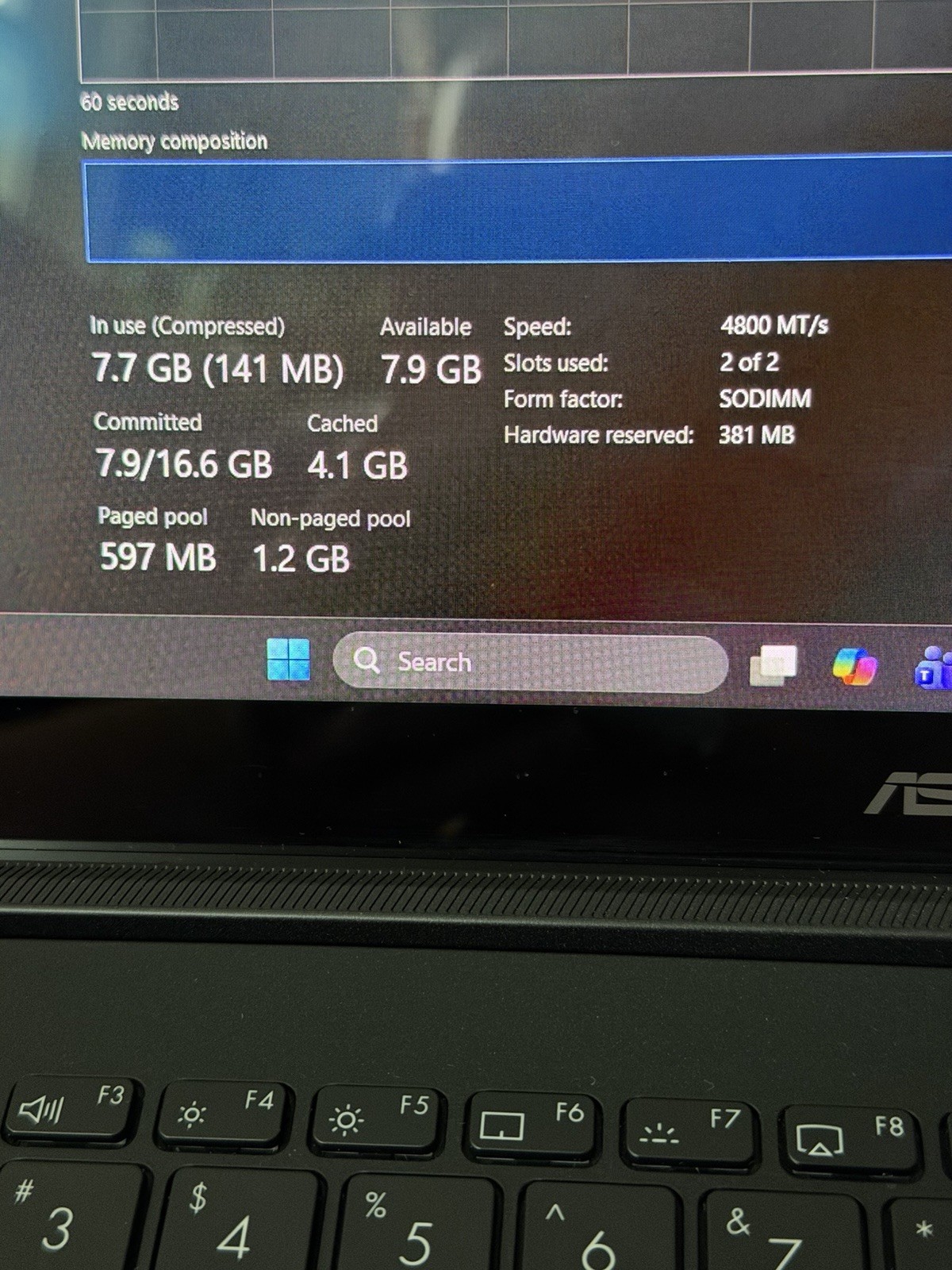 Asus Zenbook 14x OLED Intel Core i7 13th Gen RTX 3050 16gb Ram 512gb SSD 14″
