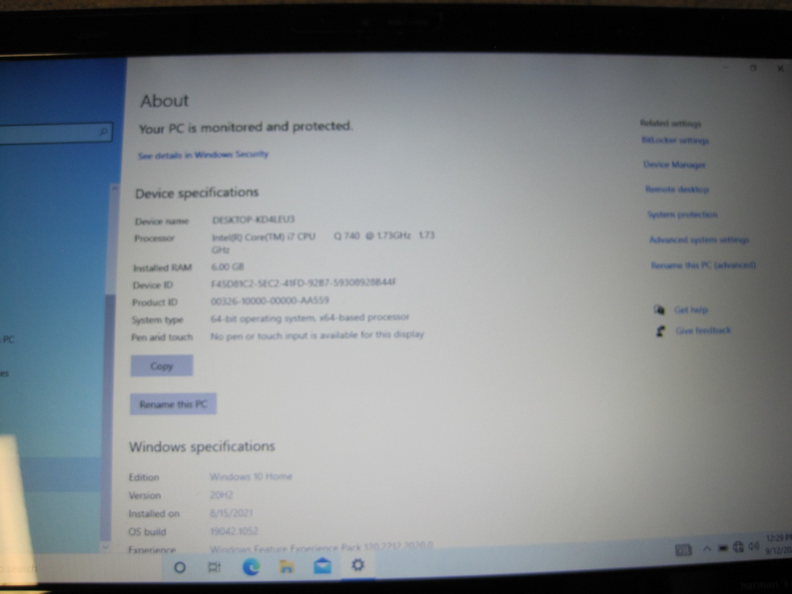 Toshiba A660-SERIES PSAW3U 10405T Windows 10 and Power Supply