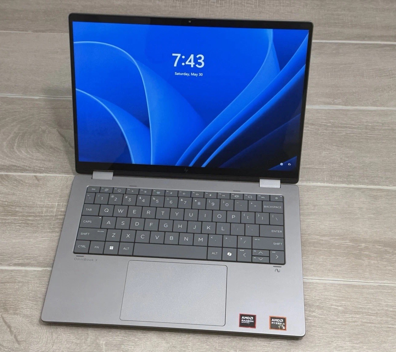 HP OmniBook X Flip 14-FK0013DX 14″ Touch Laptop Ryzen Al 5 340 16GB RAM 512GB