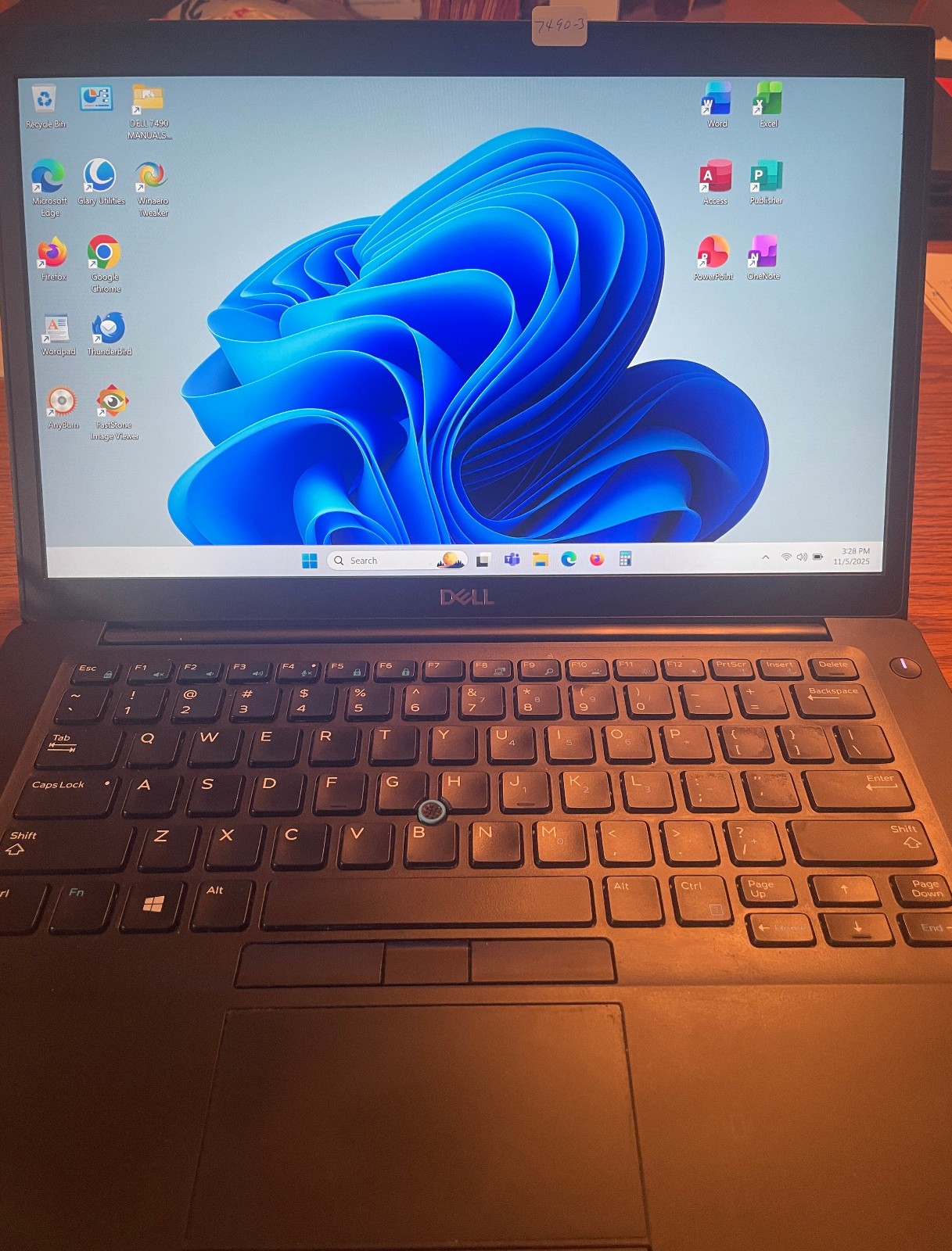 Dell 7490 14″ Laptop i7-8650U– 16GB/512gb+1tb/Win11 Pro 25H2+Office 2021-3 MORE