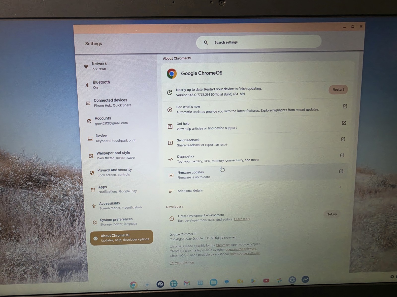 Acer 315 CB315-3H-C19A Chromebook.15”.1.10 GHz.64GB eMMC.4GB Ram. ChromeOS